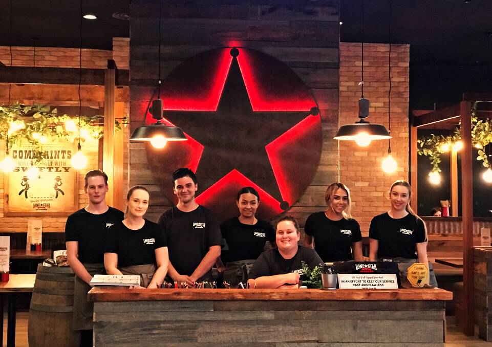 MOSEY ON DOWN: The Lone Star staff are ready to make your Texas-style dining experience one to remember.