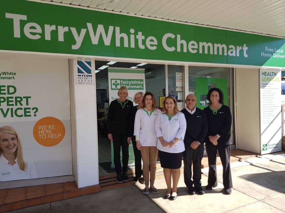 FAMILIAR FACES: The TerryWhite Chemmart team are ready to continue providing quality service to the residents of the Caringbah community.