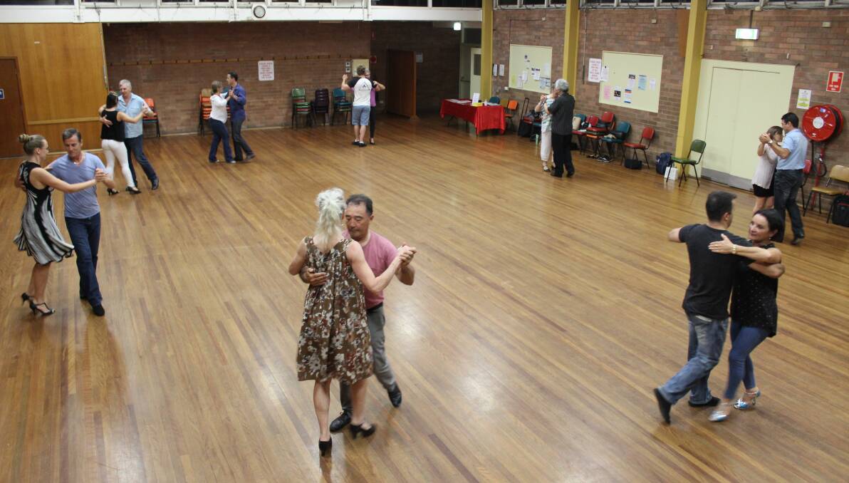 LET'S DANCE: Tango experts join newcomers at the recent afternoon tea event in Jannali. 