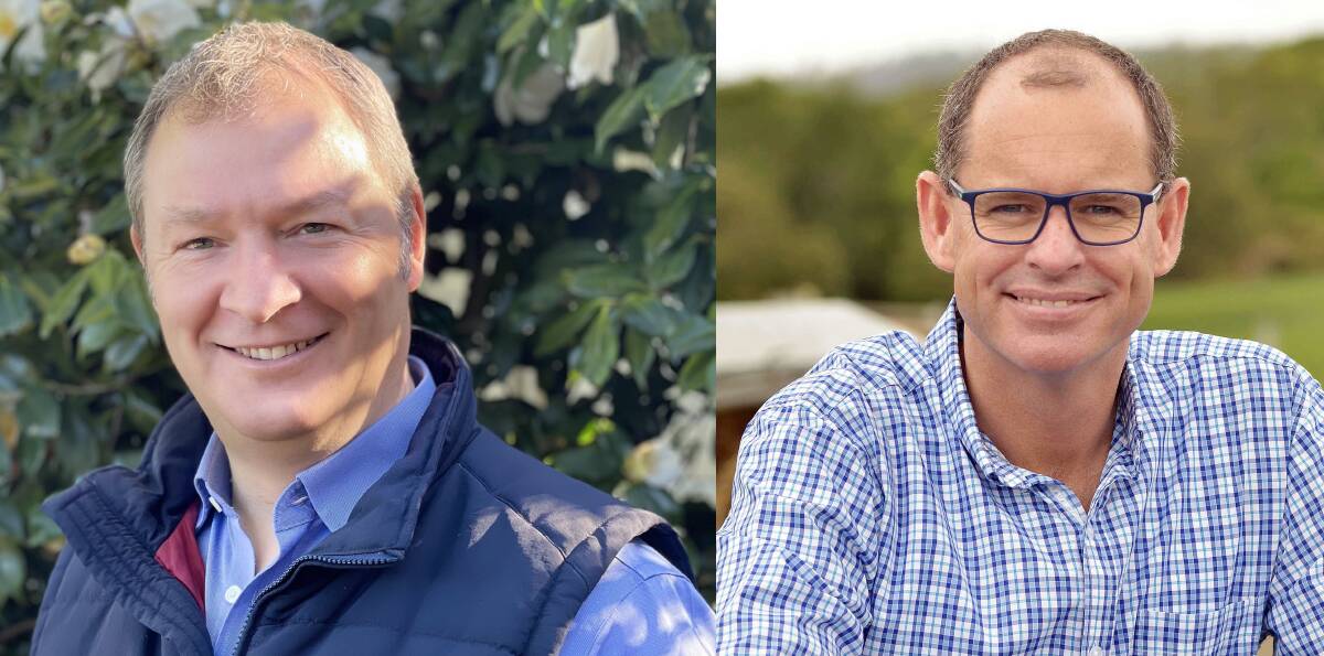 Eden Milk CEO Jim Fader (left) and Norco CEO Michael Hampson (right).