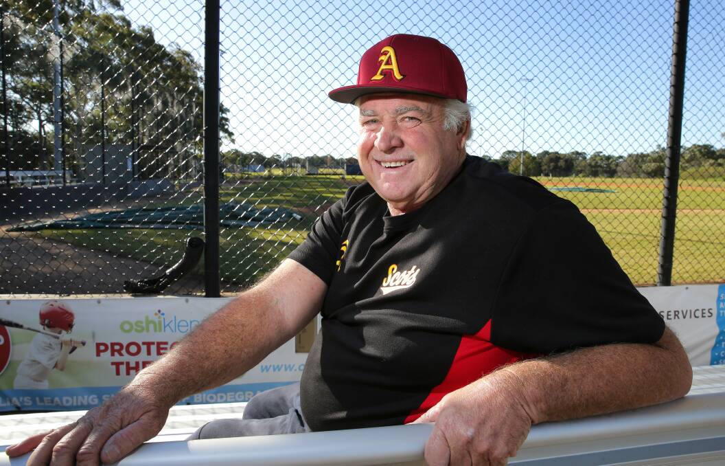 "With baseball you are in the game all the time," says.Arncliffe Scots Baseball Club president Laurie Barnes who has been awarded the OAM for service to baseball. Picture: John Veage