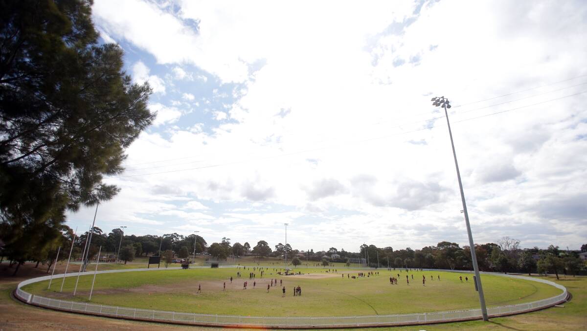 Plan revived: A draft feasibility study by the former Hurstville Council found four potential sites for a regional athletics facility including Olds Park (pictured) Riverwood Park, Peakhurst Park and Evatt Park. Picture: Chris Lane