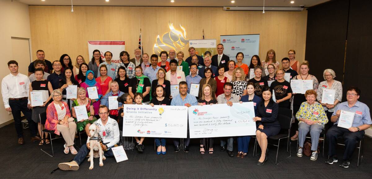 Georges River Council's 2019/20 Community Grants Program recipients at the grant presentation ceremony held at the Civic Centre on Wednesday night.