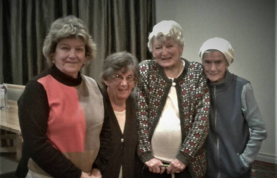 Members of the Better Hearing Support Group at Penshurst: from left, Lynne Blackman, Sunny Stuart, Betty Ruthven and Carmel Wilson.