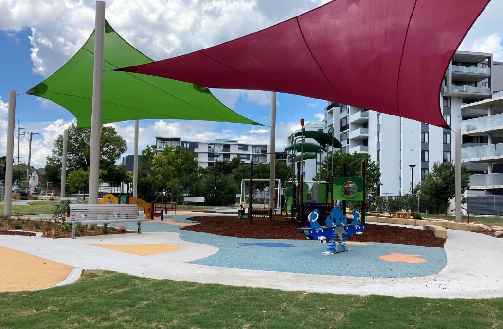 Ready for play: Bayside Council's new playground at Bonar Street, Arncliffe which was completed just before Christmas.