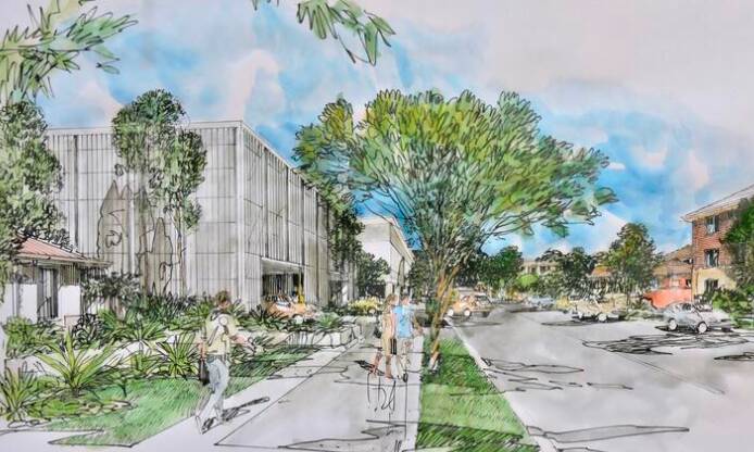 An artist's impression of the proposed Webb Street, Riverwood commuter car park.