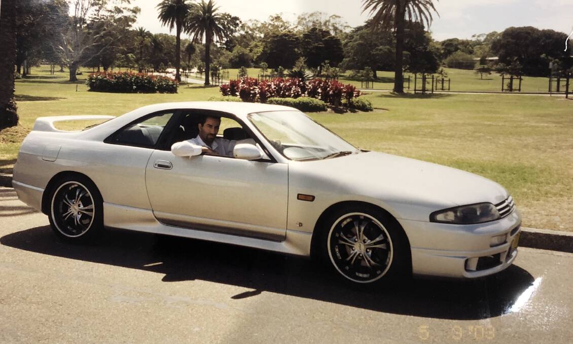 Scott in his 1995 Nissan Skyline R33.
