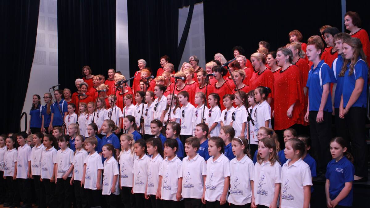 Big finale: The last time the Sutherland Shire Children's Choir and the Endeavour Harmony Choir peformed together was in 2014.