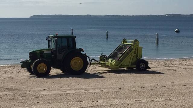 Mayor Bill Savarvinovski said the beach is raked seven days a week during summer and five days a week during winter.