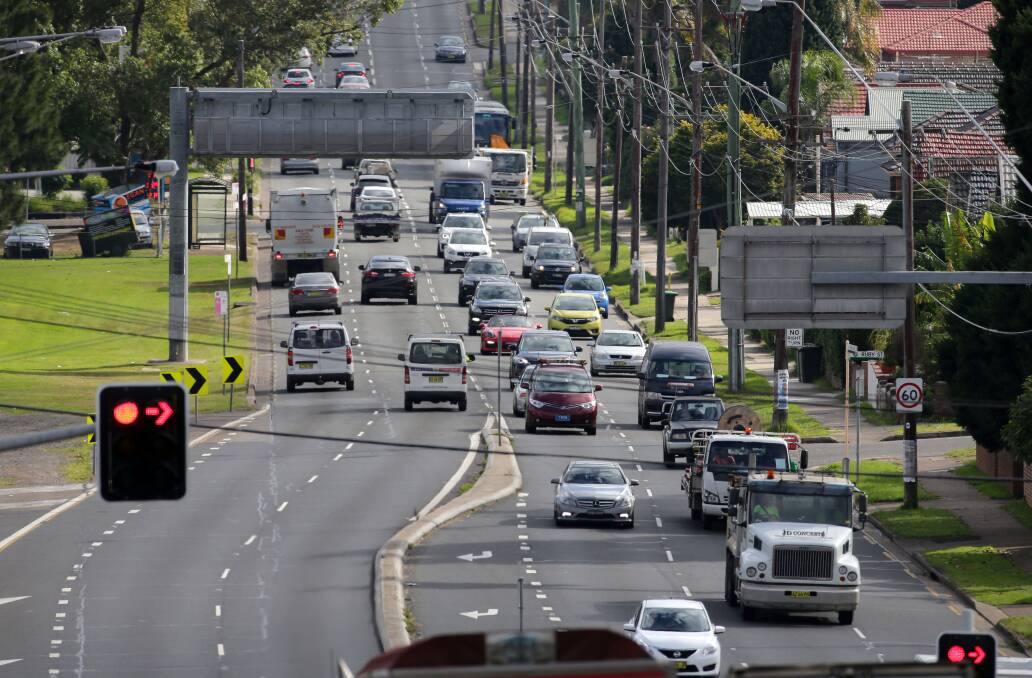 Smooth road head: The Federal Government said it would provide $50 million to widen King Georges Road as part of a $61.5 million congestion-busting package for St George and Sutherland Shire. Picture: John Veage