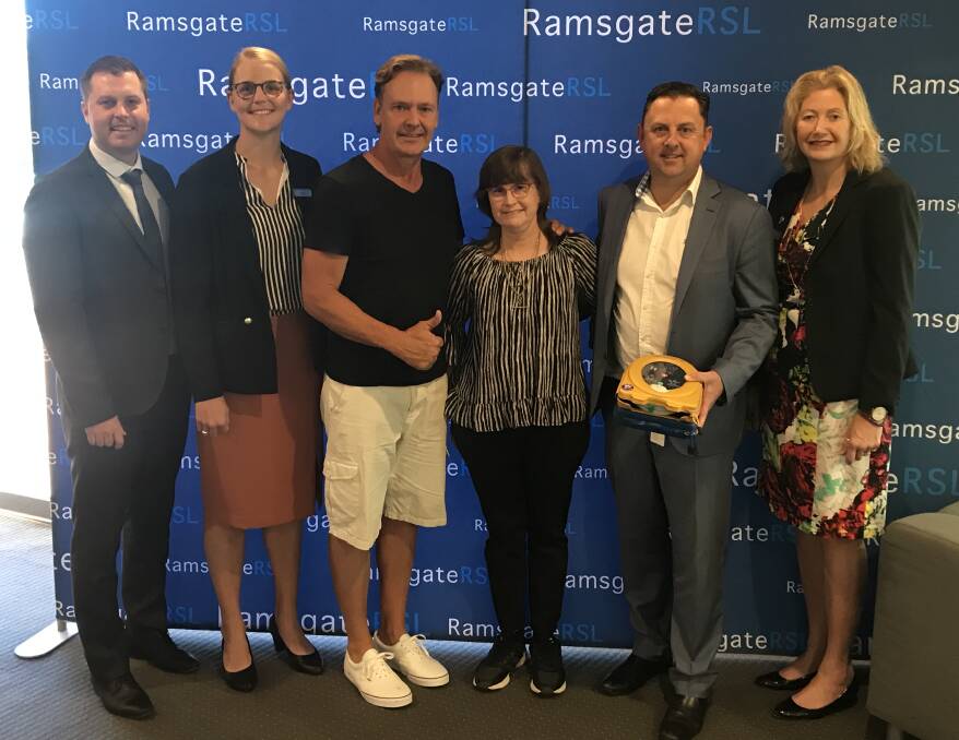 Ramsgate RSL is helping local sporting clubs purchase a defib for their junior sporting teams.