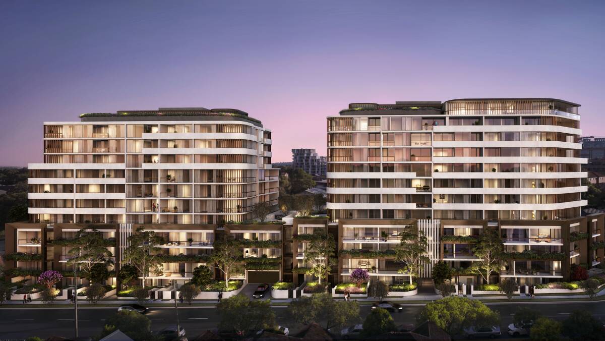 Face of the future: The $175 million Kogarah Central residential project at 71-97 Regent Street. 