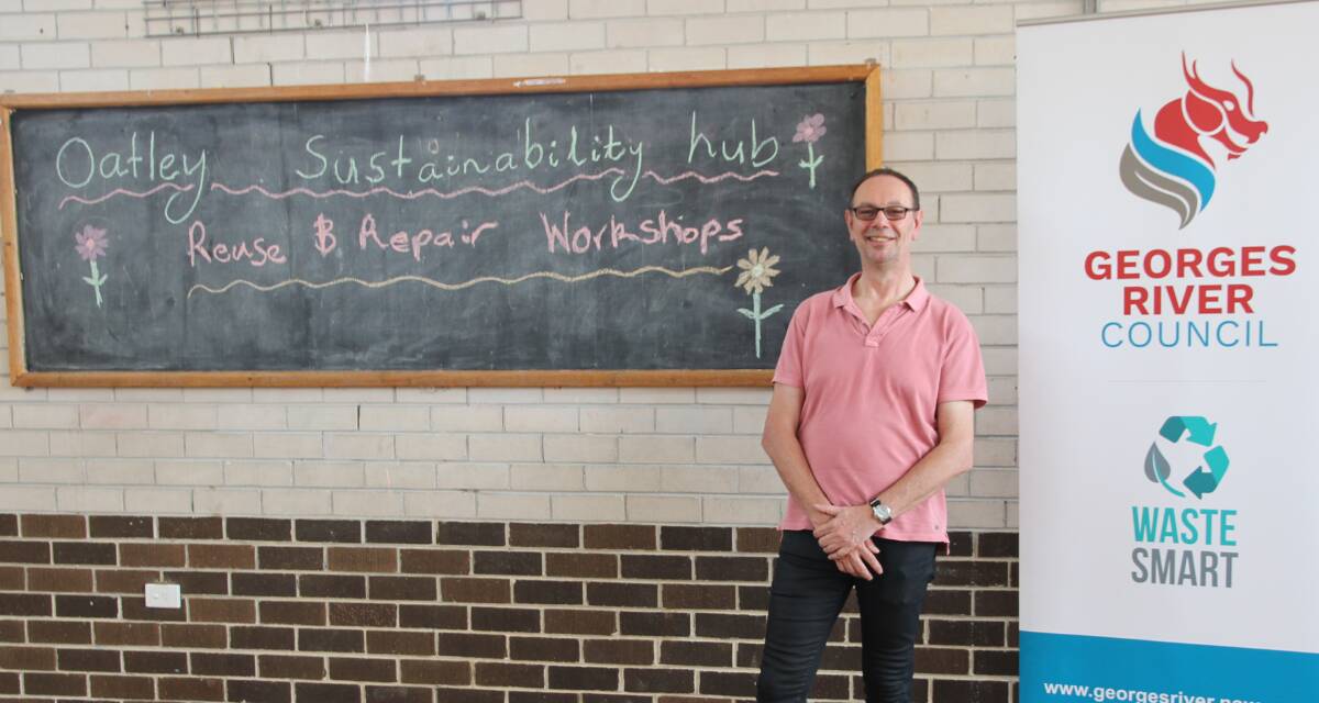 Recycle expert: Guido Verbist, Co-operative Manager of The Bower Reuse and Repair Centre Co-op at Oatley Community Hall.