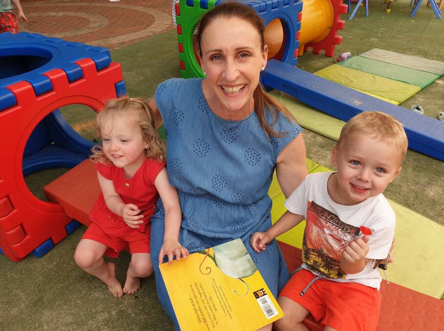 Local mum Vanessa withtwo of her children, said it is a great idea to have the option of an after-hours GP service at St George hospital that's free for kids.