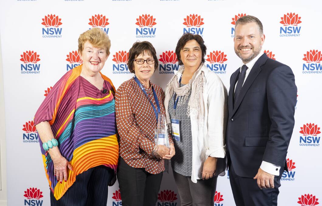 Small business support: (from left) NSW Small Business Commissioner Robyn Hobbs, Bayside Council's Manager Community Life Maree Girdler and Community Life Coordinator Antonietta Natoli, with Service NSW chief executive Damon Rees.