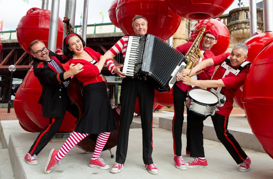 The Lah-Lah's Stripy Christmas Show is coming to Hurstville. 