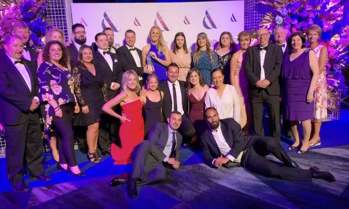 Ramsgate RSL Club team at the ClubsNSW 2019 Clubs and Community Awards.