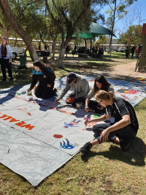 The cultural camp helped the young people connect with their Indigenous culture through cultural exchange with some of the most traditional communities in Australia.