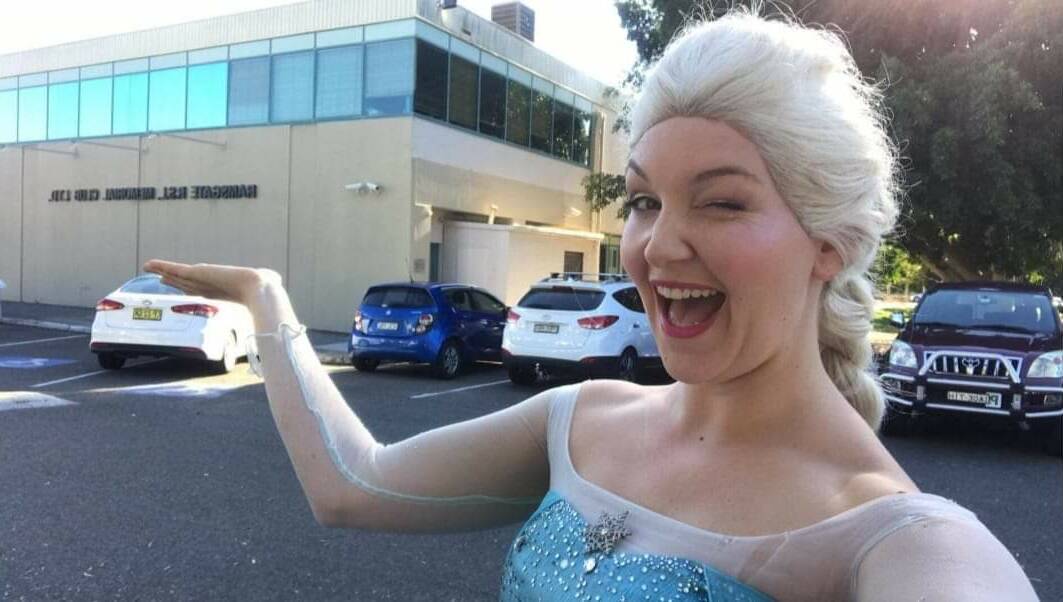 On her way: Else the Snow Queen will be ready to chill out with local kids at Ramsgate RSL's Winter Wonderland.