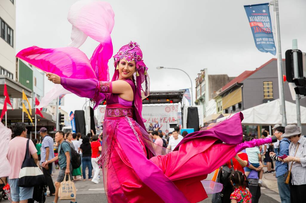 Moon walking: About 50,000 people are expected to visit Forest Road, Hurstville this Saturday to celebrate Lunar New Year.