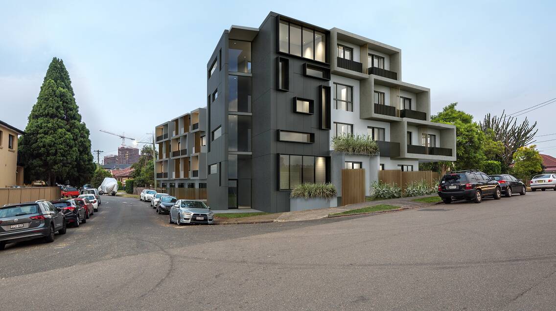 An artist impression of the four-storey boarding house proposed for Banksia Avenue, Banksia.