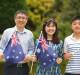 Homeland: Dr Andrew Le, his wife Hien and son, Duc, 15, will become Australian citizens on Australia Day. Picture: Chris Lane