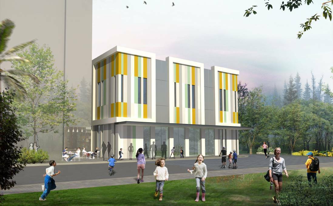 An artist impression of the new Arncliffe Youth Centre which is currently under construction.