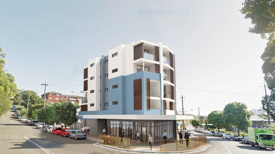 An artist impression of the boarding house proposed for the corner of Firth Street and Queen Street, Arncliffe.