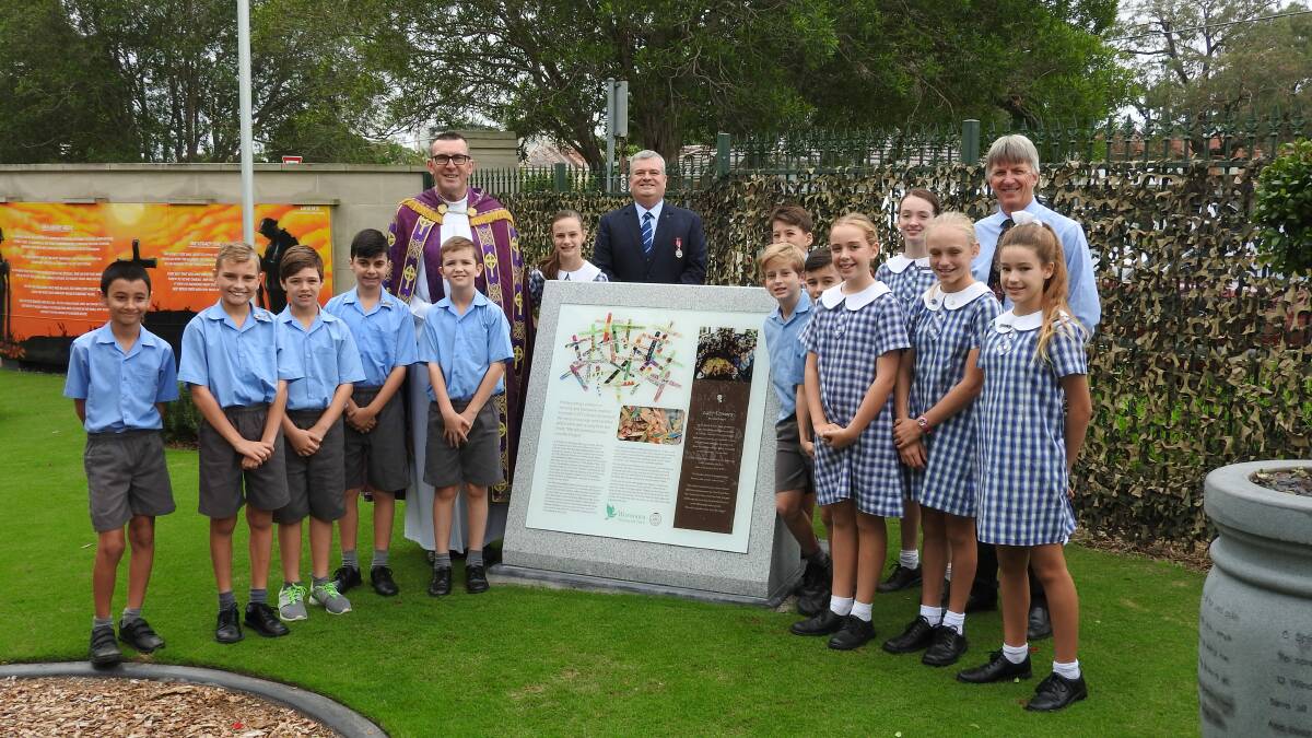 Messages by school children remembering diggers killed in the Battle of Lone Pine are now included in military memorial.