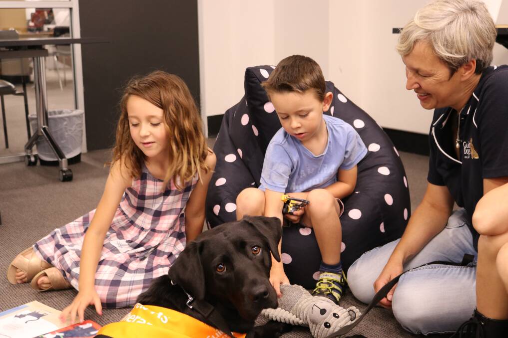 Reading to an ambassador Guide Dog will give kids the chance to brush up on their reading skills.