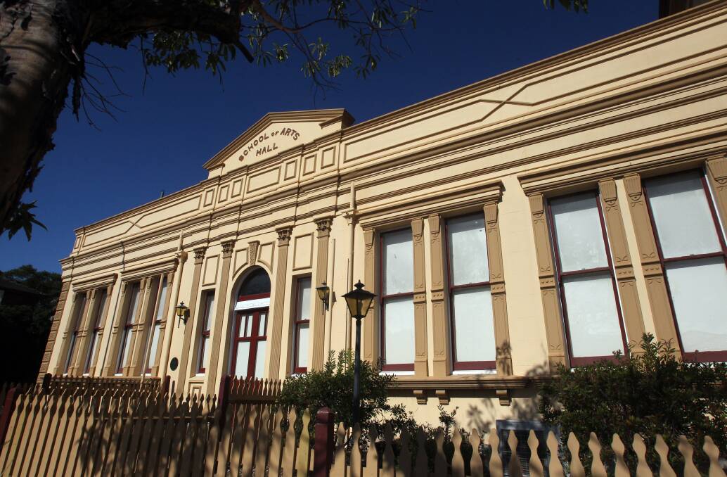 Artful restoration: The heritage listed Kogarah School of Arts, which was built in 1886, is to get a new roof of Welsh Penrhyn slate. Picture: Chris Lane
