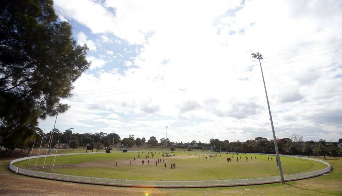 Turn off: A suggestion that Georges River Council light up its recreational parks and sporting fields as as at Olds Park (picture) dark to encourage exercise during the pandemic has been ruled out. Picture: Chris Lane