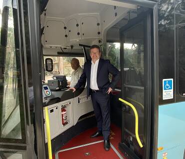 Right signal: Oatley MP Mark Coure has welcomed additional services on local bus routes.