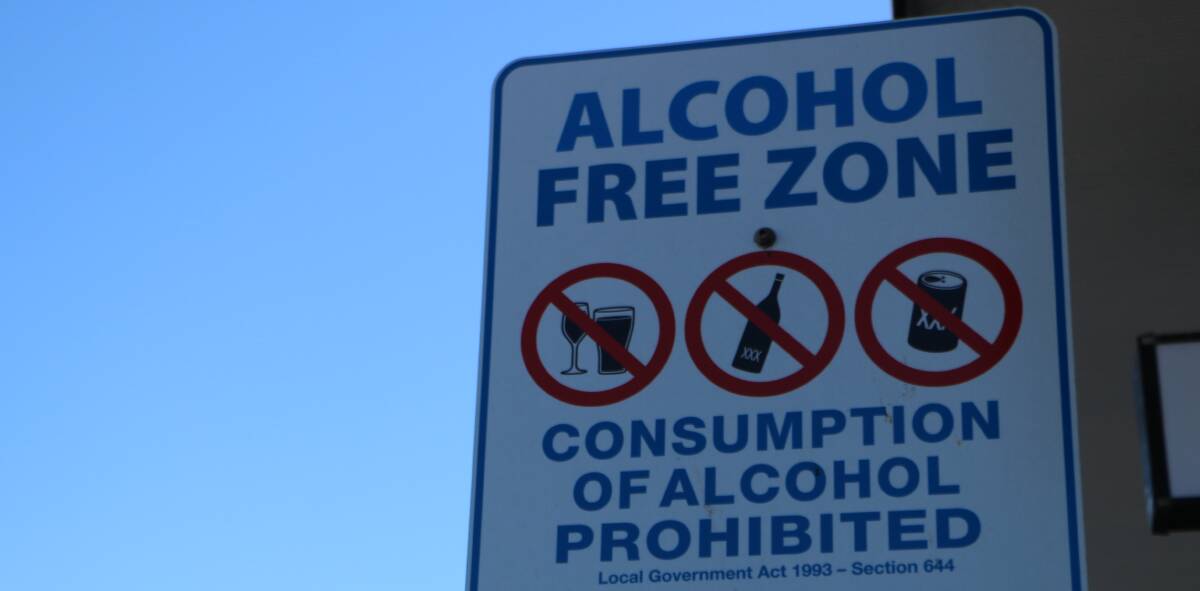 Sign of the times: Georges River Council's Alcohol Free Zones are set to continue and be expanded.