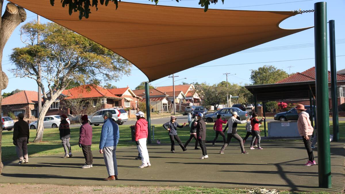 Performance space: The area at Timothy Reserve is used by the St George Arts and Entertainment Centre for dancing and singing practice in preparation for upcoming local festivals and events.