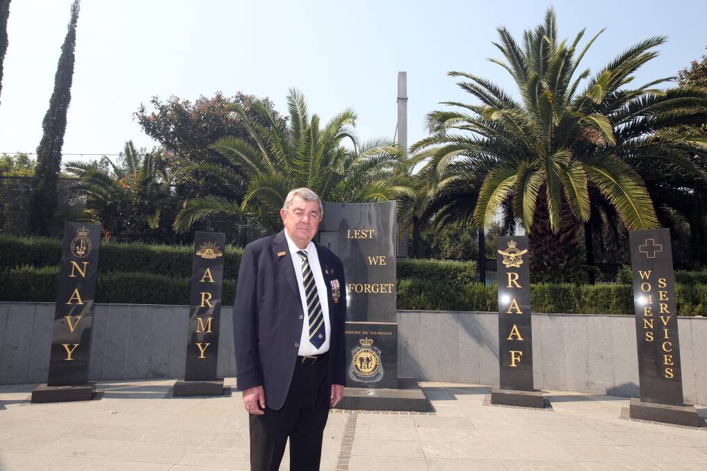 Long overdue: "It is good to get some recognition for what we did," said Vietnam veteran Kevin Kelly pictured at the Penshurst Memorial. Picture: Chris Lane