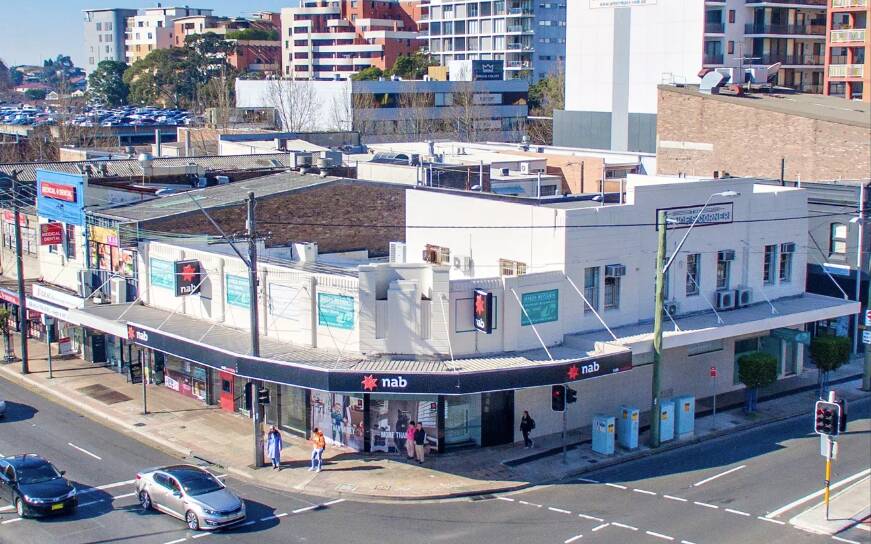The building at 514-518 Princes Highway, Rockdale that is leased by NAB.
