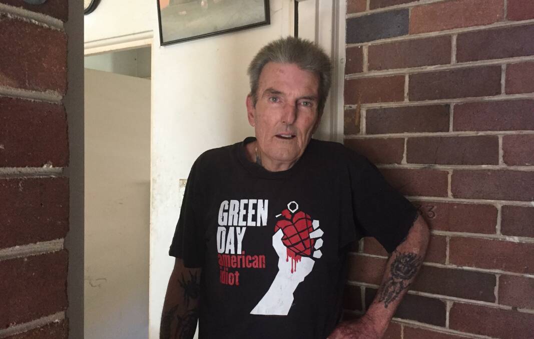 Wait continues: Social housing tenant Gregg Stunden who has cancer is waiting to find out where he is being moved to so he can inform his doctor.