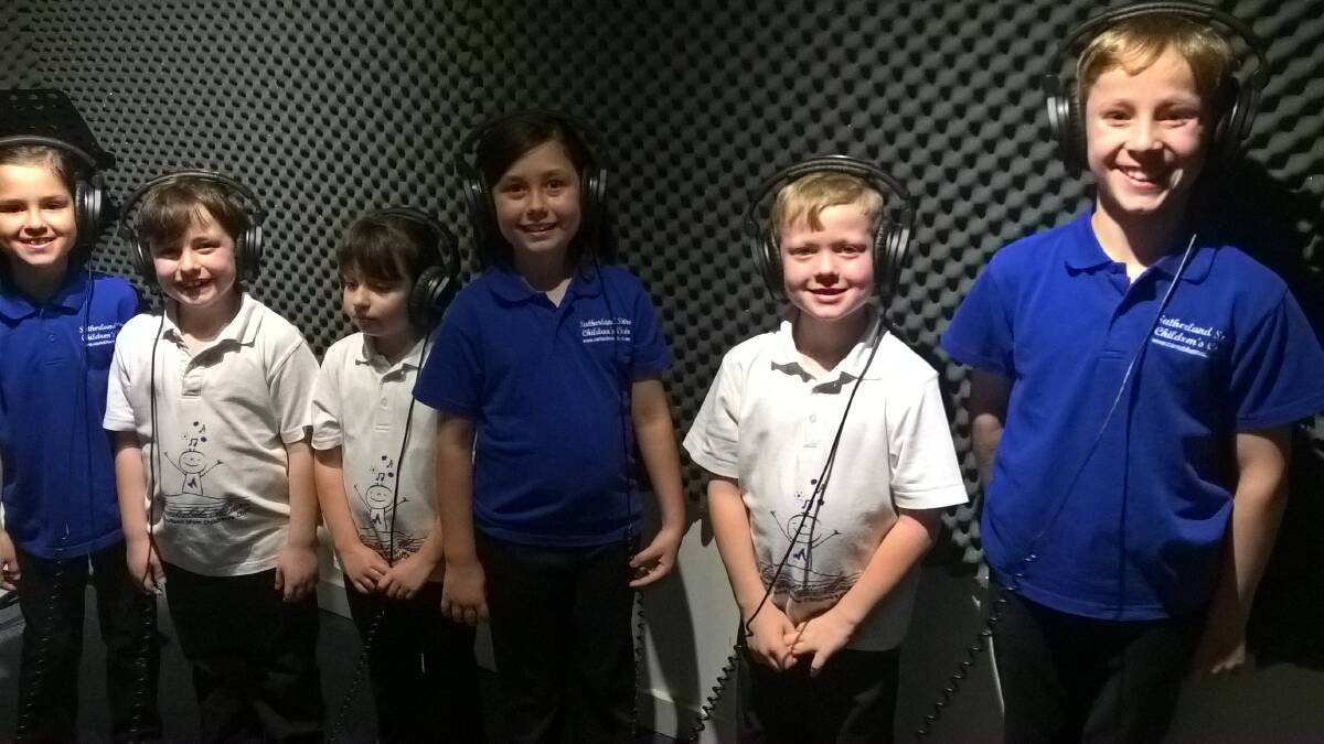 Members of the Sutherland Shire Children's Choir went into the recording studio this week in support of an Aussie icon.