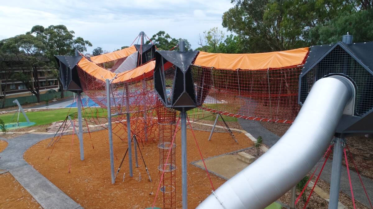 Big hit: The $2.5 million adventure playground has proved enormously popular with children since opening last month.