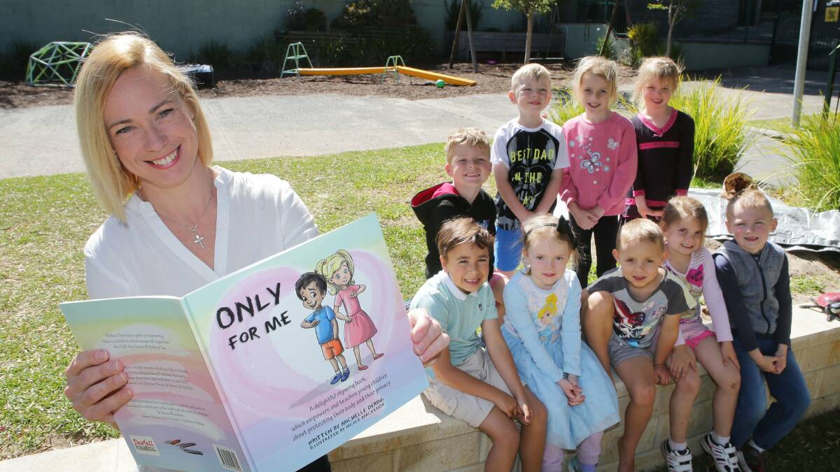 By the book: Michelle Derrig is an important message for children. Picture: John Veage