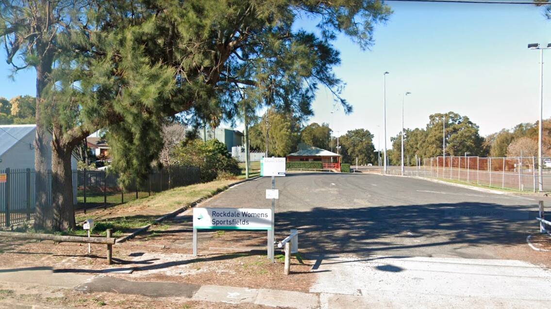 Testing times: Site of the COVID-19 testing clinic at 310 West Botany Street, Rockdale.