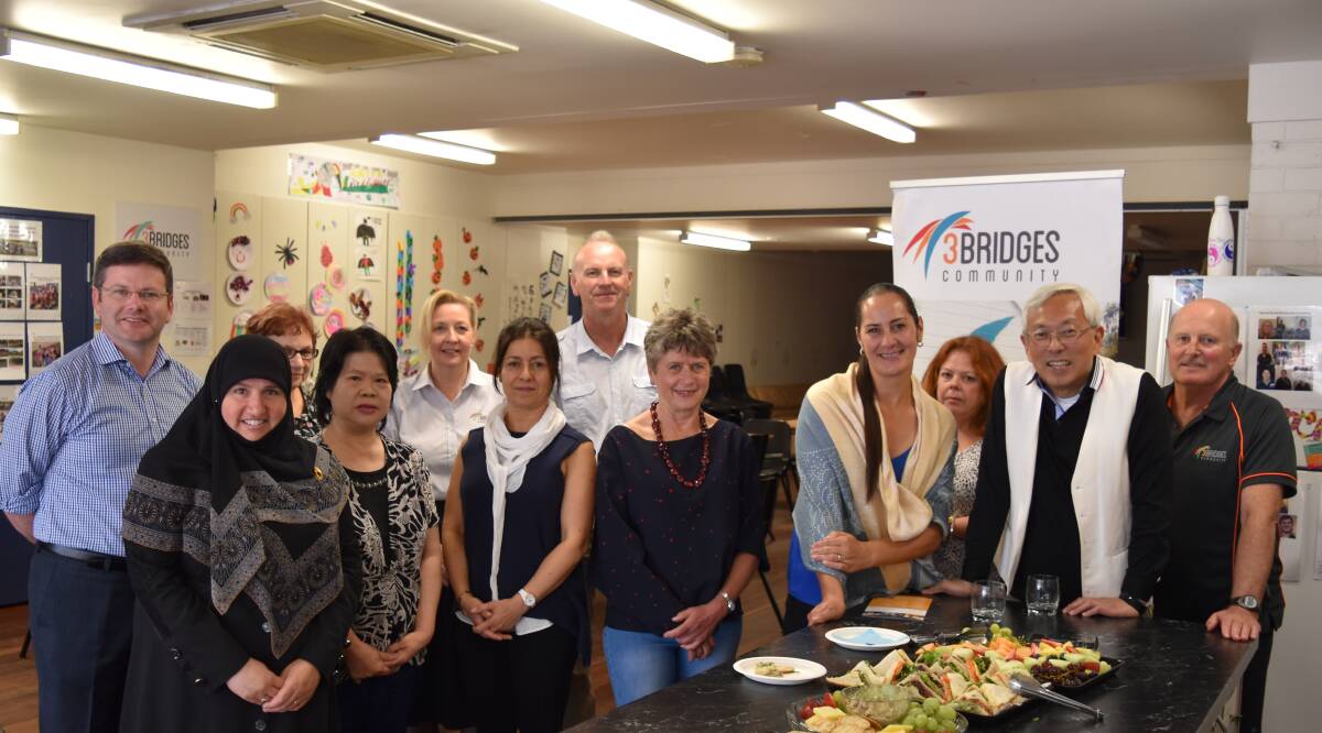 Oatley MP Mark Coure visiting 3Bridges Penshurst earlier this year.3Bridges is receiving a $25,000 grant for their Virtual Community Inclusion Centre project