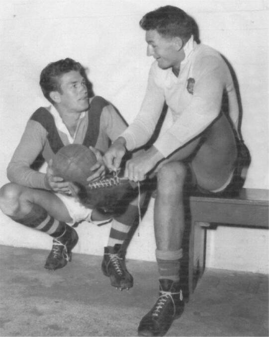A family first: Peter and Norm Provan were the only brothers to captain separate premiership-winning teams.
