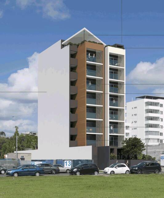 An artist impression of the nine-storey boarding house proposed for 11 Gertrude Street, Wolli Creek.