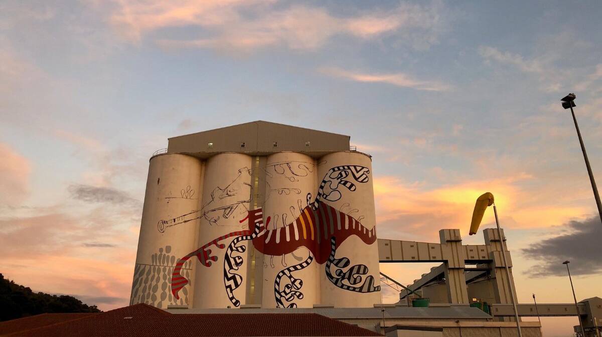 The silo art trail … spanning Western Australia’s agricultural heartland.