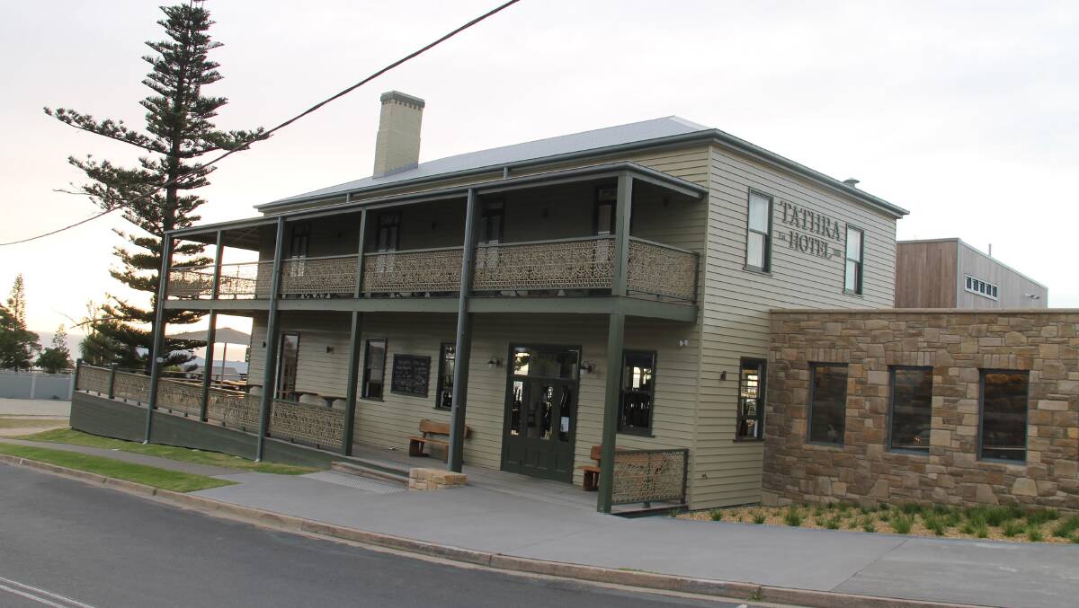 The Tathra Hotel … tasteful renovations in keeping with an historic building. 