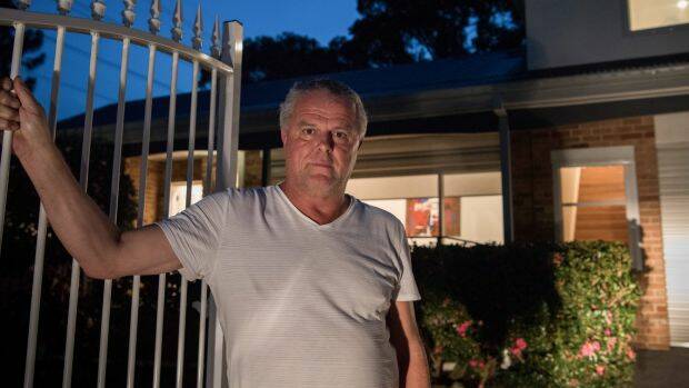 "We are hamstrung": Andrew Murray outside his home in Miranda. Photo: Wolter Peeters