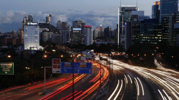 Sydney's middle-ring suburbs are the most affected by peak-hour traffic congestion. Photo: Michele Mossop