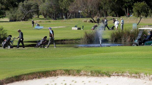 The Kogarah Golf Club has been identified as a possible site for 500 new homes.  Photo: Jane Dyson